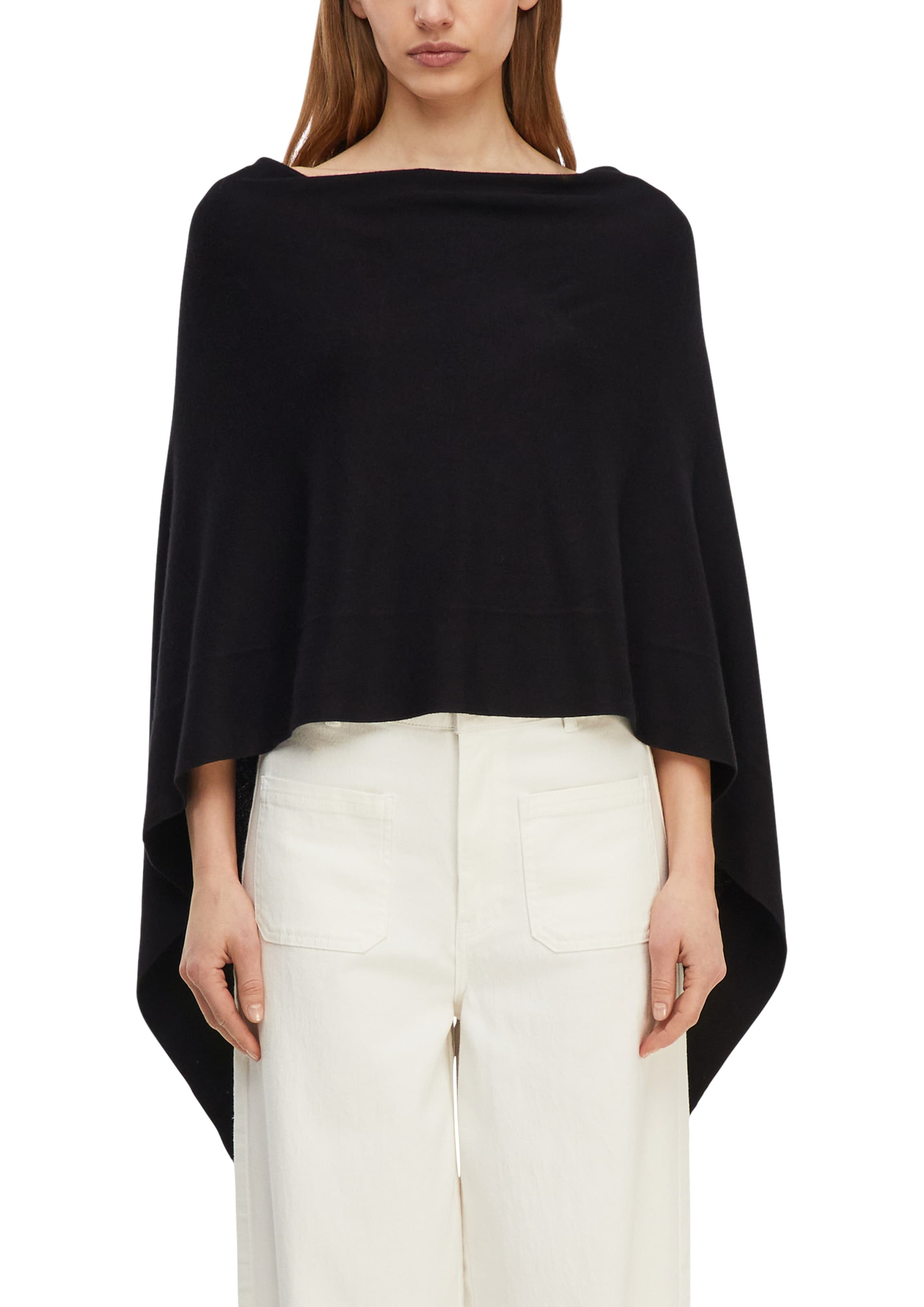 COMMA Tussenparka in Zwart: voorkant