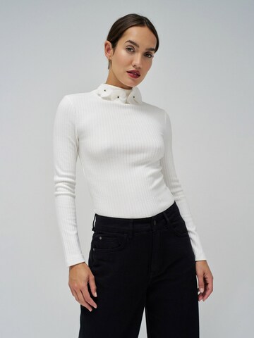 Salsa Jeans Sweater in White: front