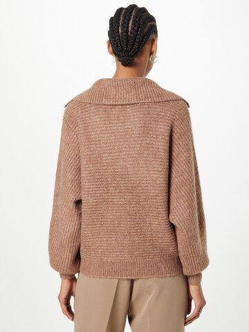VERO MODA Sweter 'FILENE' w kolorze brązowy