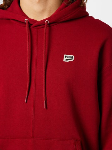 PUMA Sweatshirt 'Downtown' in Rot
