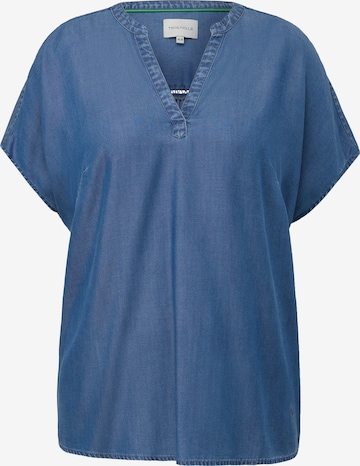 TRIANGLE Blouse in Blauw: voorkant