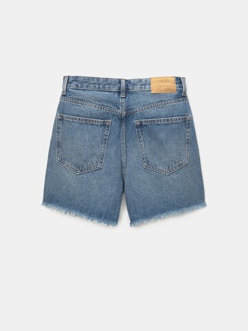 Pull&Bear Regular Shorts in Blau