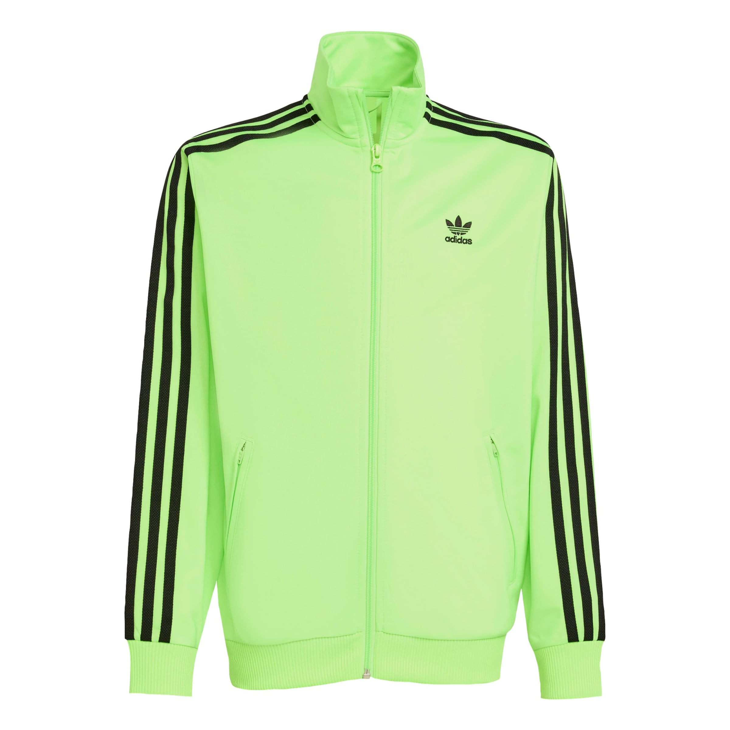 ADIDAS ORIGINALS - Sudadera con cremallera 'Adicolor Firebird' en verde: frente