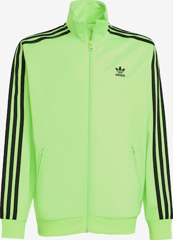 Giacca di felpa 'Adicolor Firebird' di ADIDAS ORIGINALS in verde: frontale