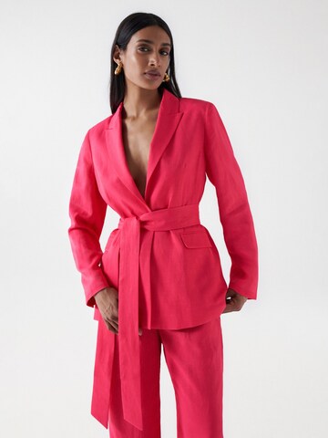 Blazer Salsa Jeans en rose : devant