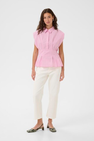 CULTURE - Blusa 'CUMalue Antoinett' em rosa