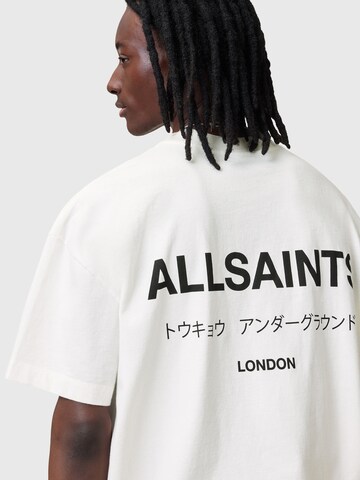 T-Shirt 'Underground' AllSaints en blanc
