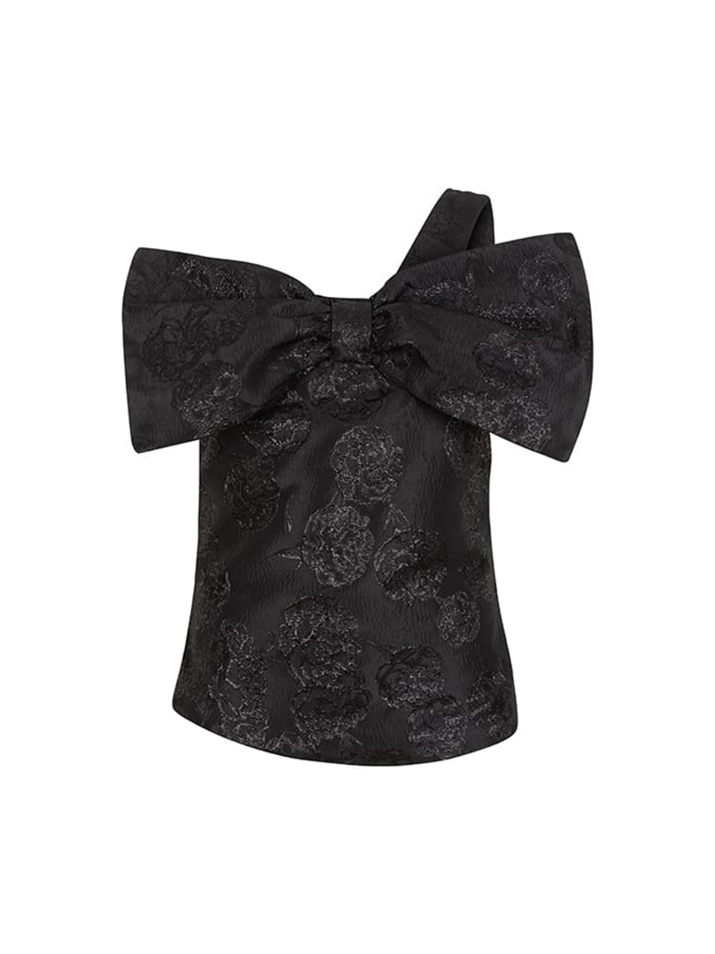 LOFTY MANNER Top 'QK503 - Top Solange' in Black: front
