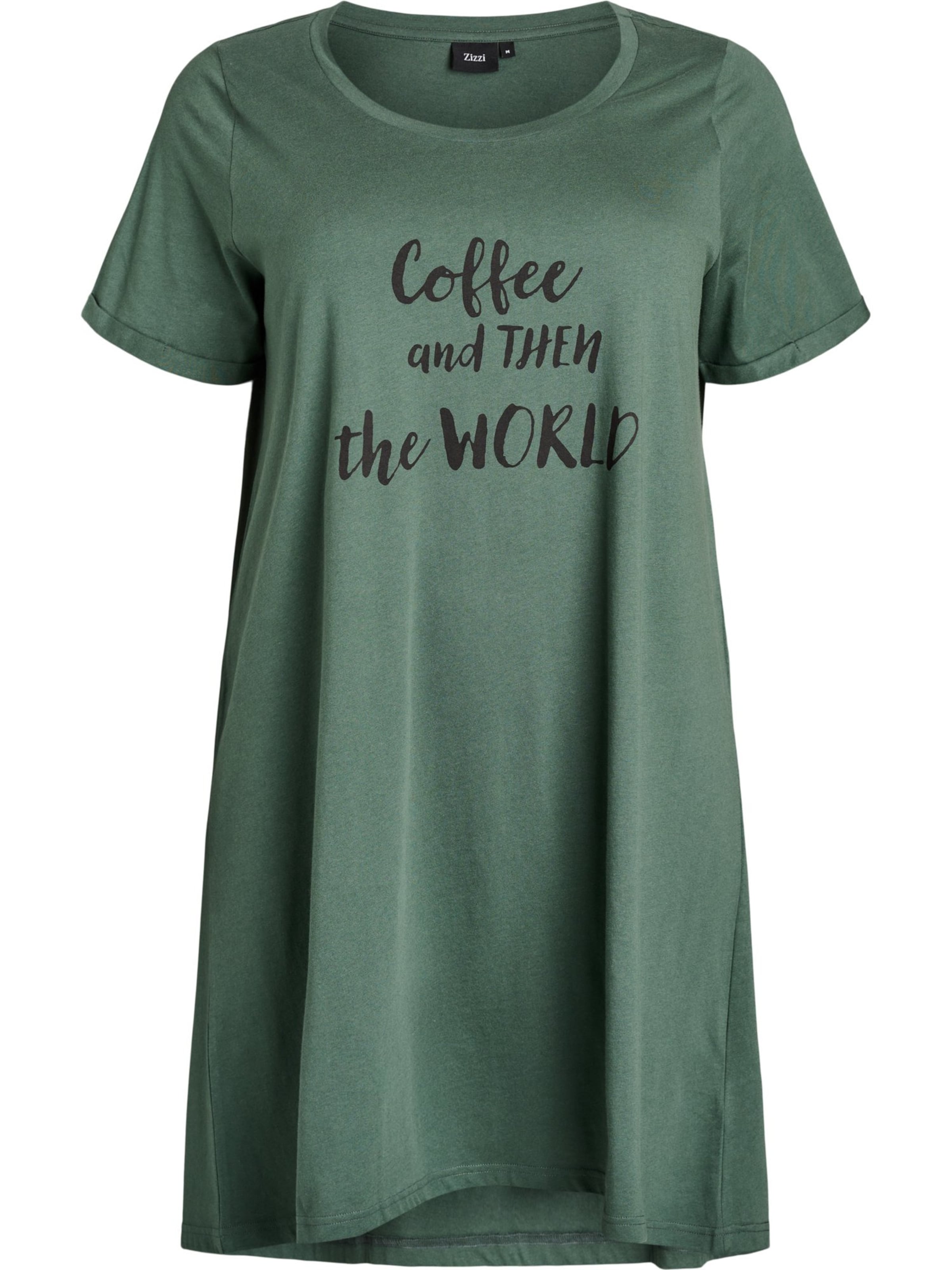 Zizzi Φόρεμα 'Mally' σε πράσινο: μπροστά