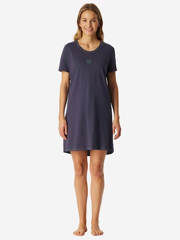 SCHIESSER Nightgown ' Casual Essentials ' in Blue