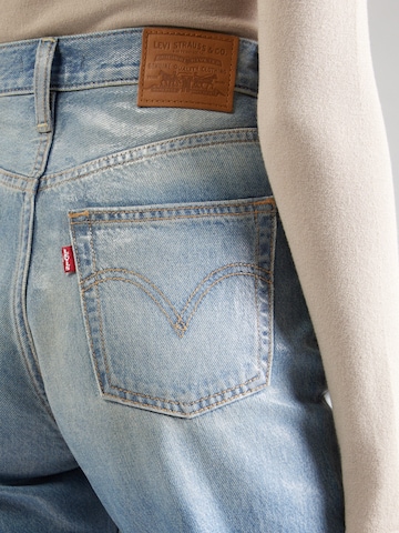 LEVI'S ® Laiad sääred Teksapüksid 'RIBCAGE WIDE LEG', värv sinine