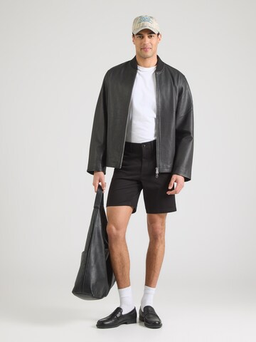 JACK & JONES Regular Chino Pants 'JPSTMARCO' in Black