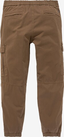 BOSS Tapered Cargo Pants in Brown