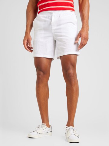 Loosefit Pantalon 'JAIDEN' JACK & JONES en blanc : devant