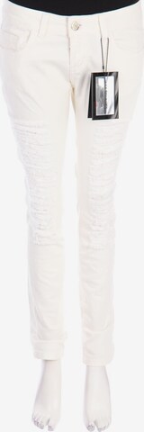 Les Eclaires Jeans in 27 in White: front