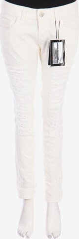 Les Eclaires Skinny-Jeans 27 in Weiß: predná strana