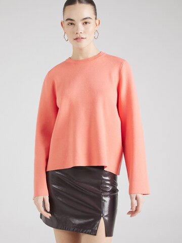 Pull-over 'REYNARD' OBJECT en orange : devant