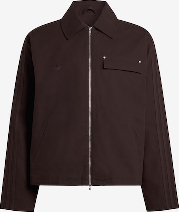 ADIDAS ORIGINALS Välikausitakki värissä ruskea: etupuoli