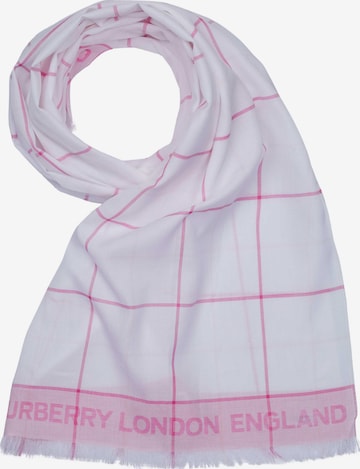Écharpe 'Pareo' BURBERRY en blanc : devant