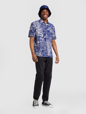 Key Largo Regular Fit Hemd 'RESORT' in Blau