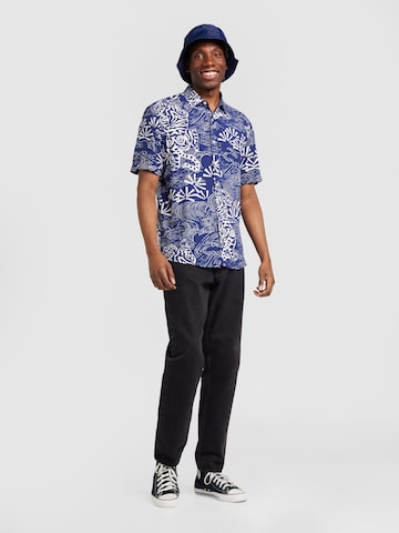 Key Largo Regular fit Overhemd 'RESORT' in Blauw