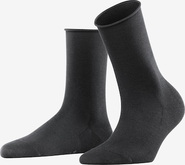 FALKE Sockor 'Active Breeze' i svart: framsida