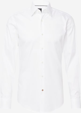 balta BOSS Black Standartinis modelis Marškiniai 'Hank': priekis