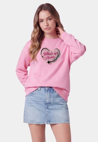 MYMO - Sweatshirt em rosa: frente