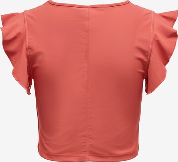 ONLY PLAY - Camiseta funcional 'Minea' en naranja