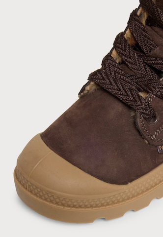 Palladium Schnürstiefelette 'Pampa' in Braun
