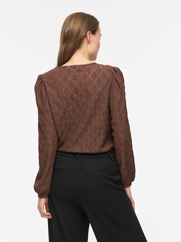 Camicia da donna 'ABBI' di VILA in marrone