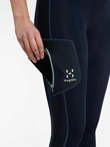 Haglöfs Skinny Workout Pants 'L.I.M Winter' in Blue