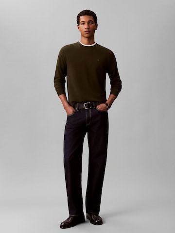 Calvin Klein Regular Pullover in Braun