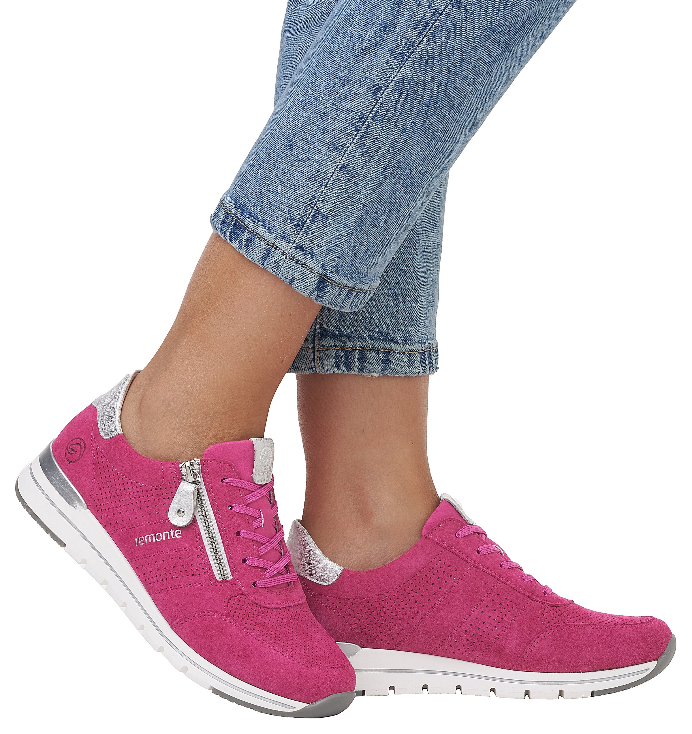 REMONTE Sneakers laag in Roze: voorkant