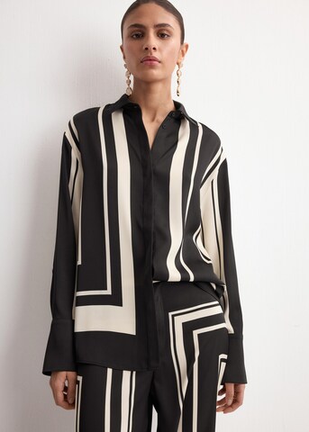 MANGO Blouse 'Carol' in Black: front