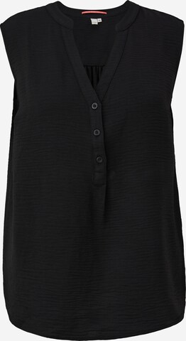 QS Bluse in Schwarz: predná strana