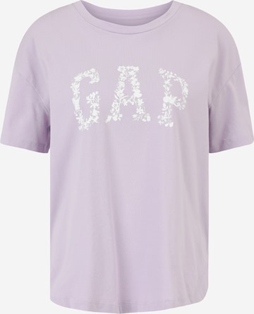 T-shirt Gap Petite en violet : devant