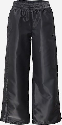 Wide Leg Pantalon 'Windrunner' Nike Sportswear en noir : devant