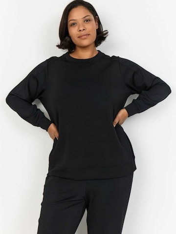 Wasabi Concept Sweatshirt 'Sabina 34' in Zwart: voorkant