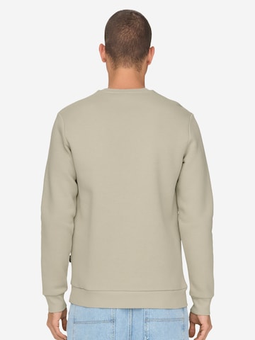 Only & Sons Sweatshirt 'Ceres' in Beige