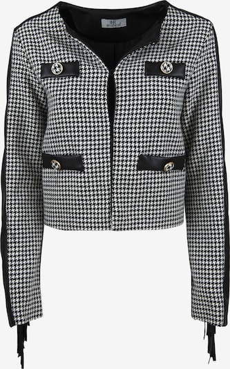 Influencer Veste mi-saison ' Houndstooth ' en noir / blanc, Vue avec produit