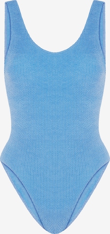 SORBET ISLAND Badeanzug 'Riva' in Blau: Vorderseite