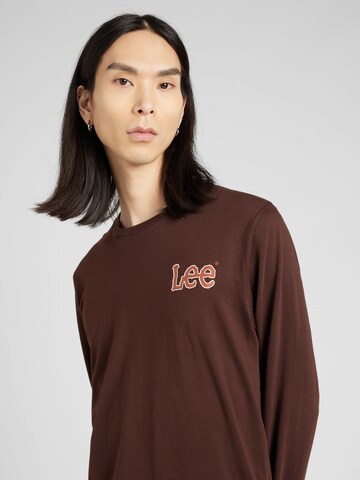 Lee T-shirt 'ESSENTIAL' i brun