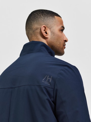 SELECTED HOMME Performance Jacket 'Peel' in Blue