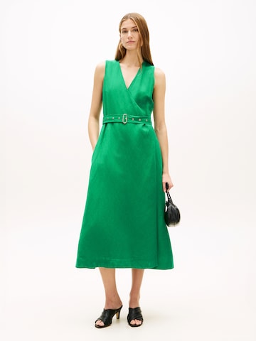 Robe TOMMY HILFIGER en vert : devant