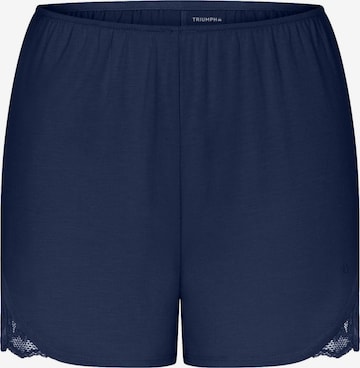 TRIUMPH Regular Broek ' Red Label Amourette ' in Blauw: voorkant