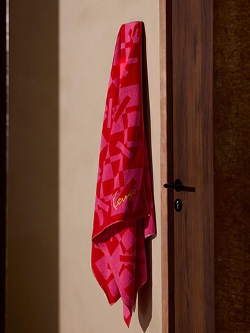KENZO Towel 'KMONOGRA' in Red