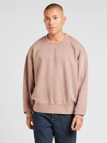Felpa di TOPMAN in grigio: frontale