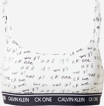 Calvin Klein Underwear - Sujetador en blanco: frente