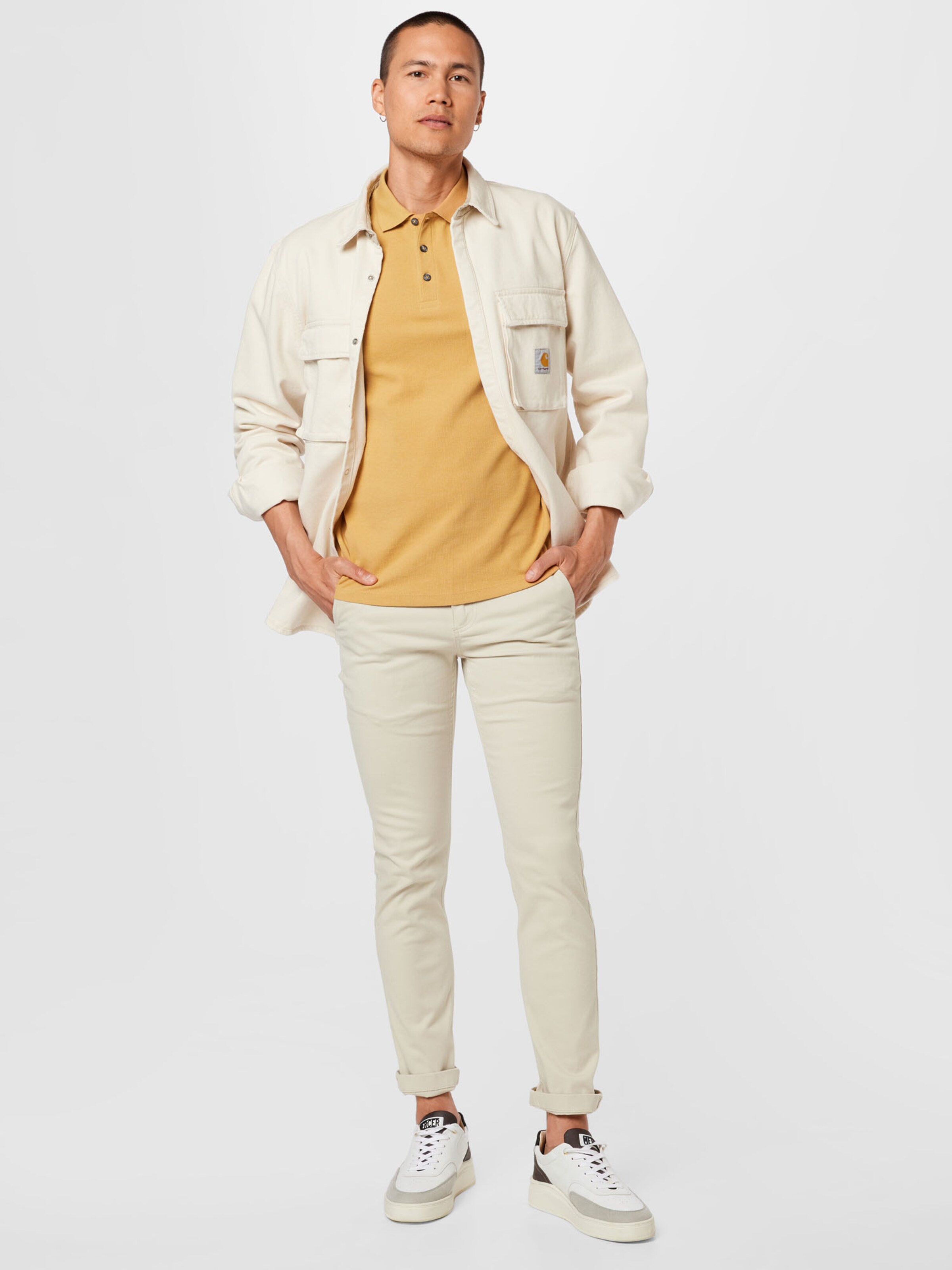 Männer Hosen Kronstadt Hose 'Daniel' in Creme - HP06145 Männer Hosen Kronstadt Hose 'Daniel' in Creme - HP06145